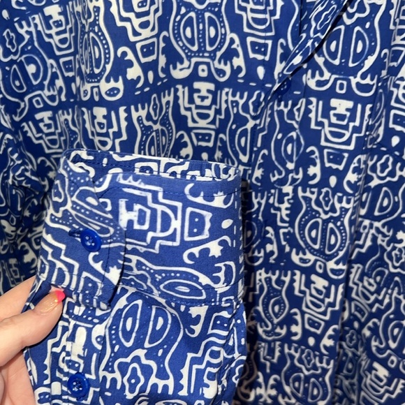 Three Islands size Large men’s button down long sleeve shirt - Picture 3 of 5